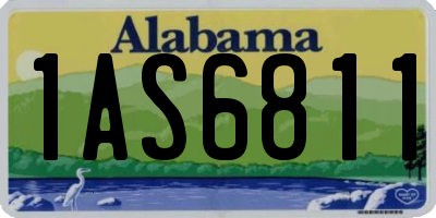 AL license plate 1AS6811