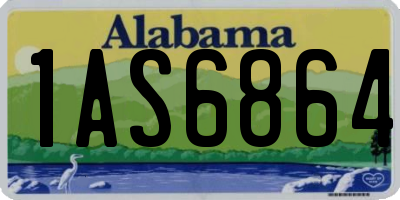 AL license plate 1AS6864