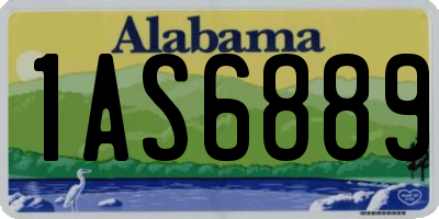 AL license plate 1AS6889
