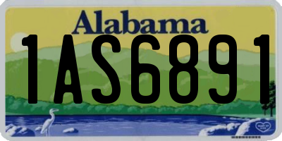 AL license plate 1AS6891