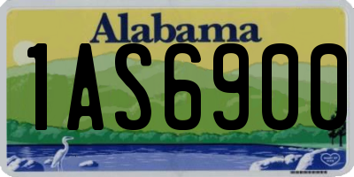AL license plate 1AS6900