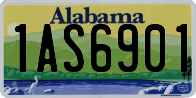 AL license plate 1AS6901