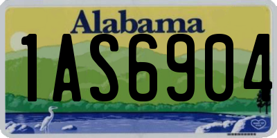 AL license plate 1AS6904