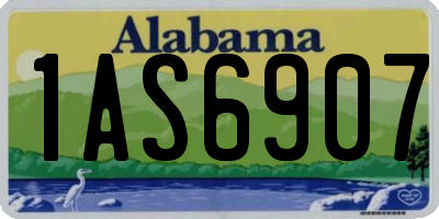 AL license plate 1AS6907