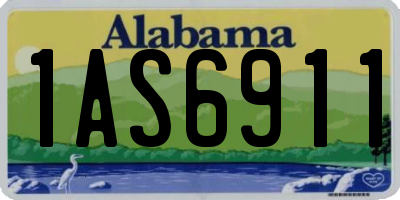 AL license plate 1AS6911