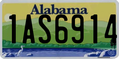 AL license plate 1AS6914
