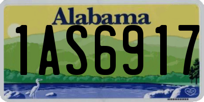 AL license plate 1AS6917