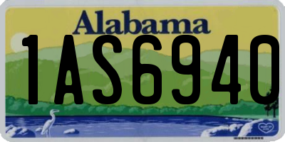 AL license plate 1AS6940