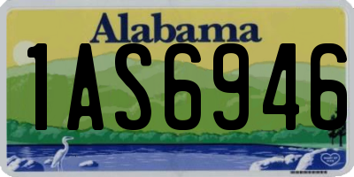 AL license plate 1AS6946