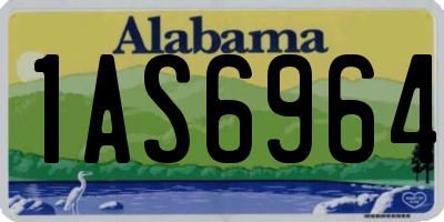 AL license plate 1AS6964