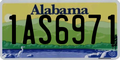 AL license plate 1AS6971