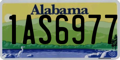 AL license plate 1AS6977