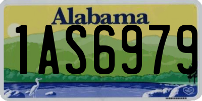 AL license plate 1AS6979