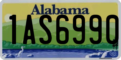 AL license plate 1AS6990