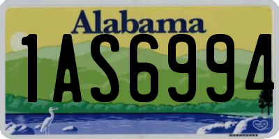 AL license plate 1AS6994
