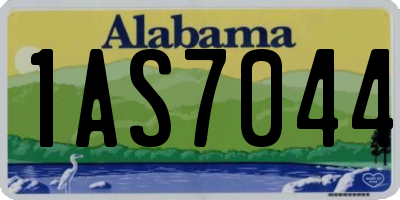 AL license plate 1AS7044