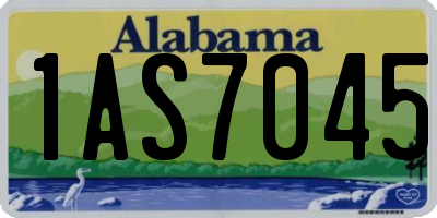AL license plate 1AS7045