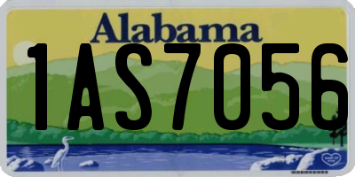 AL license plate 1AS7056