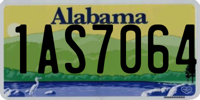 AL license plate 1AS7064