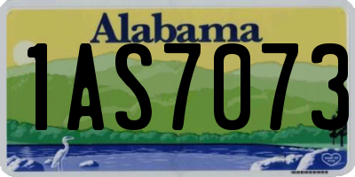 AL license plate 1AS7073
