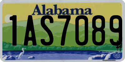 AL license plate 1AS7089