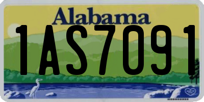 AL license plate 1AS7091