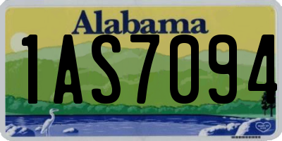AL license plate 1AS7094
