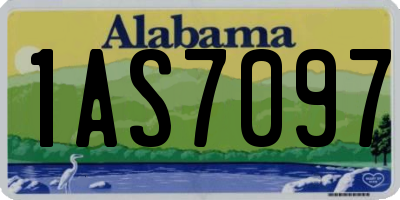 AL license plate 1AS7097