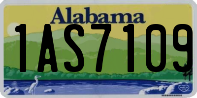 AL license plate 1AS7109
