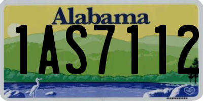 AL license plate 1AS7112