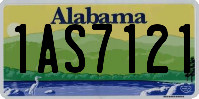 AL license plate 1AS7121