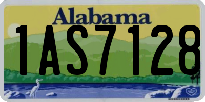 AL license plate 1AS7128