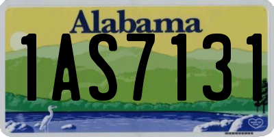 AL license plate 1AS7131