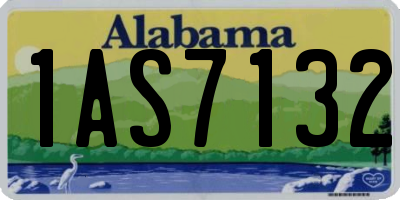 AL license plate 1AS7132