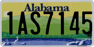 AL license plate 1AS7145
