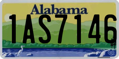 AL license plate 1AS7146