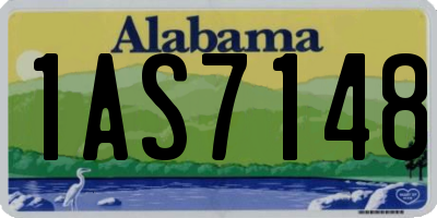 AL license plate 1AS7148