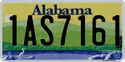 AL license plate 1AS7161