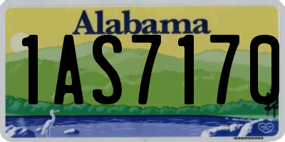 AL license plate 1AS7170