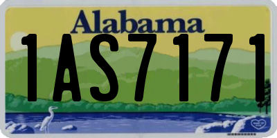 AL license plate 1AS7171