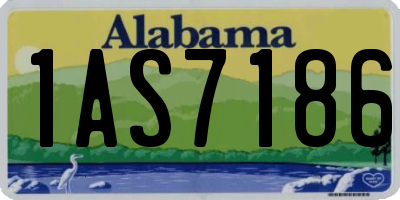 AL license plate 1AS7186