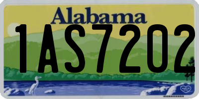 AL license plate 1AS7202