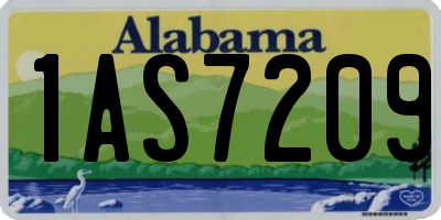 AL license plate 1AS7209