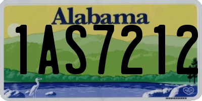 AL license plate 1AS7212