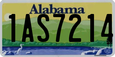 AL license plate 1AS7214