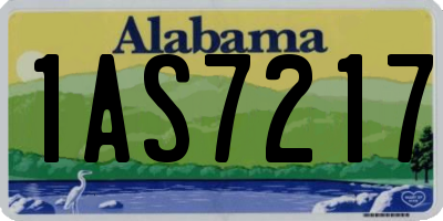 AL license plate 1AS7217