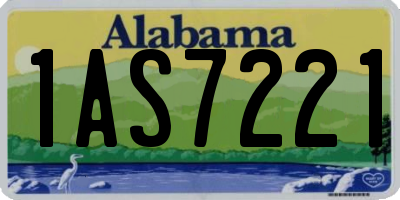 AL license plate 1AS7221