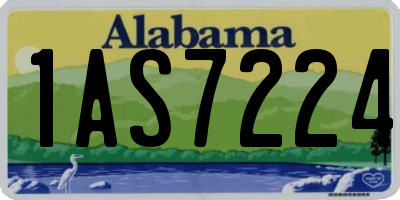 AL license plate 1AS7224