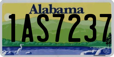 AL license plate 1AS7237