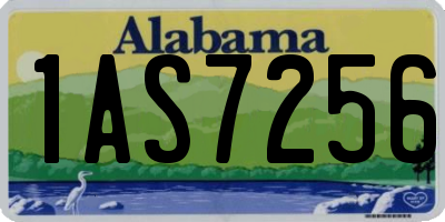 AL license plate 1AS7256